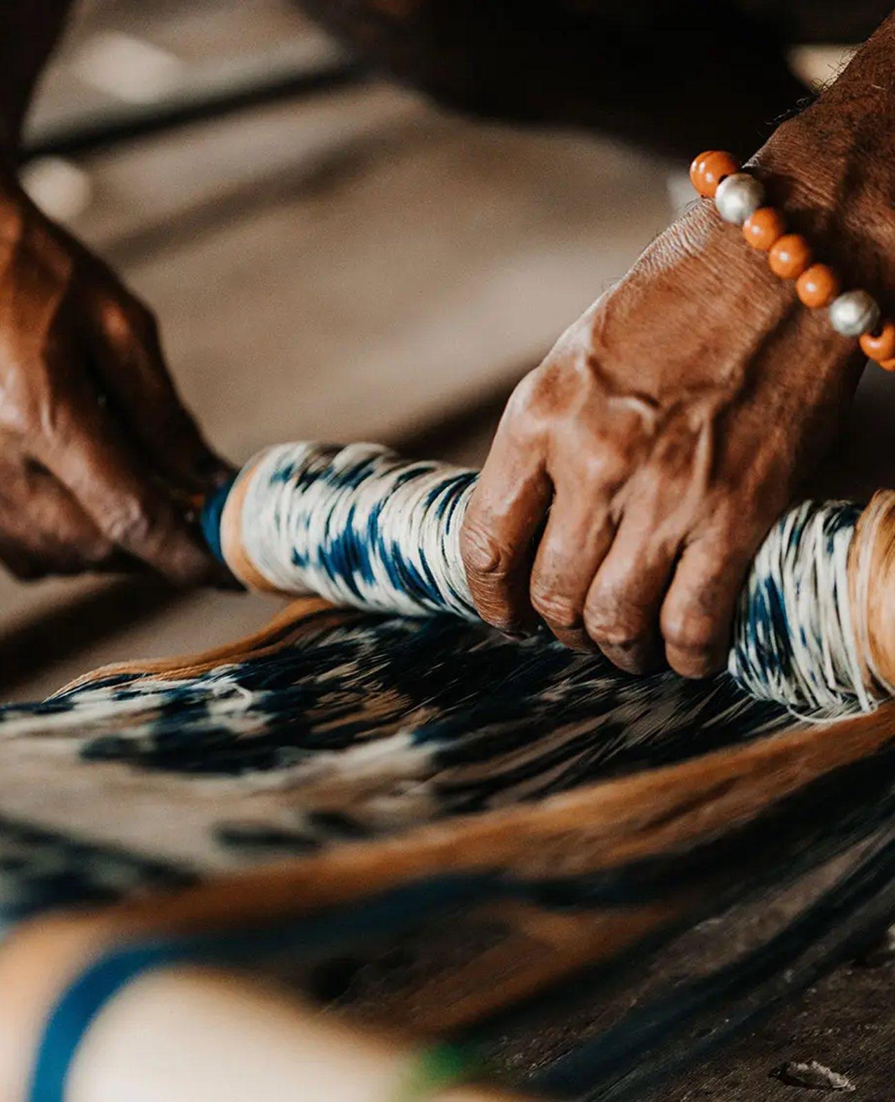 Ikat Weaving