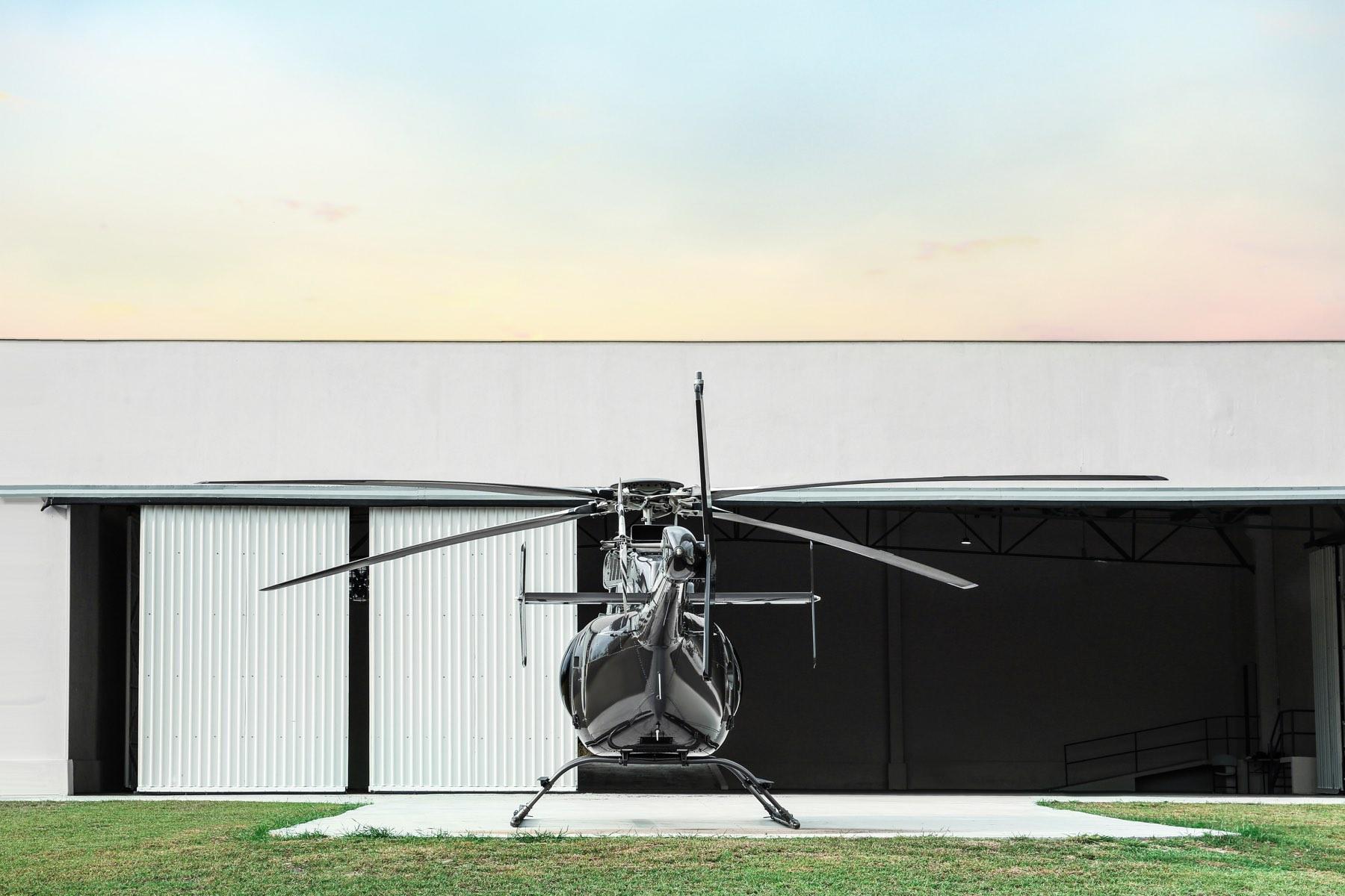 Helicopter Arrival